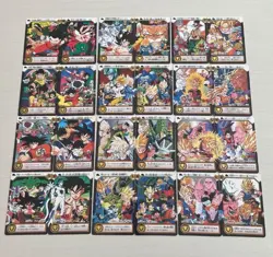 Dragon Ball Carddass Bullet History Card Set Complete 24 LR Vintage Used - Image 1