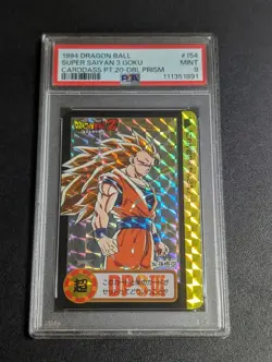 Dragon Ball Carddass Son Goku PSA 9 No 154 Collectible Card - Image 1