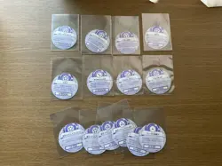 Dragon Ball Charakan Menko Round Card Disc Prism Rare Used - Image 2