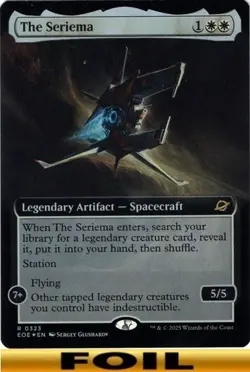 1x - The Seriema - FOIL EXTENDED ART - Edge of Eternities - NM MTG - Image 1