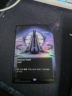 ANCIENT TOMB ~ NM ~ MTG Magic -0046 EOS EOE Stellar Sights BORDERLESS FOIL - Image 2
