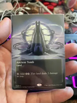 ANCIENT TOMB ~ NM ~ MTG Magic -0046 EOS EOE Stellar Sights BORDERLESS FOIL - Image 1