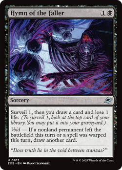 Hymn of the Faller (Foil) - 107 - Edge of Eternities- Near Mint - MTG - Image 1