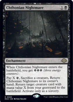 Chthonian Nightmare Modern Horizons 3 - Magic MTG NM - Image 1