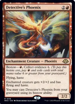 Detective's Phoenix Modern Horizons 3 - Magic MTG NM - Image 1