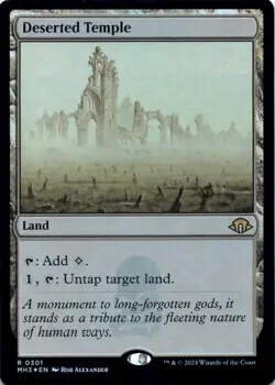 Deserted Temple (Foil) Modern Horizons 3 - Magic MTG NM - Image 1