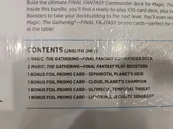 FINAL FANTASY Deluxe Commander Kit Limit Break FF7 VII Cloud MTG Magic Gathering - Image 3