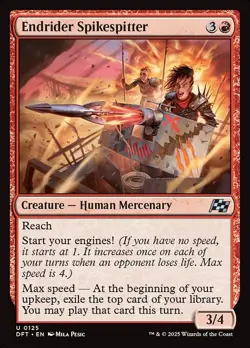 [MTG] Endrider Spikespitter (0125) (DFT) LP-HP - Image 1