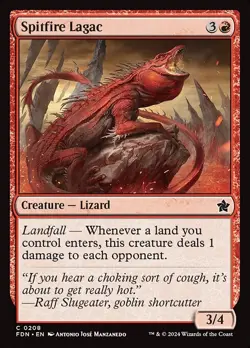 [MTG] Spitfire Lagac (0208) (FDN) LP-HP - Image 1