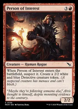 [MTG] Person of Interest (0139) (MKM) LP-HP - Image 1