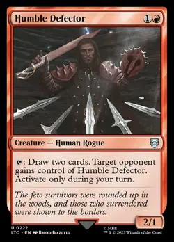 [MTG] Humble Defector (0222) (LTC) LP-HP - Image 1