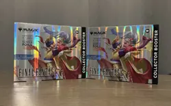 Magic The Gathering MTG Final Fantasy Collector Booster Pack Omega Box 2x Sealed - Image 1