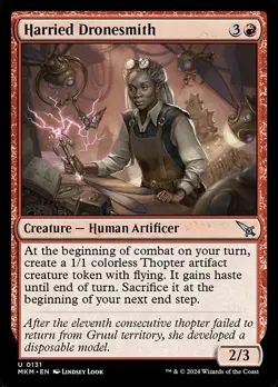 [MTG] Harried Dronesmith (0131) (MKM) LP-HP - Image 1