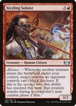 [MTG] Sizzling Soloist (123) (SNC) LP-HP - Image 1