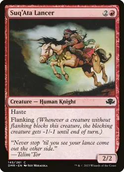 [MTG] Suq'Ata Lancer (145) (DMR) LP-HP - Image 1