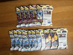 11 Pokemon Silver Tempest 6 Lost Origins Sealed Sleeved Booster Packs Brand New - Image 1
