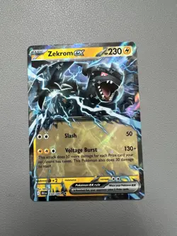 Pokemon TCG 2025 Black bolt Set: Zekrom ex 034/086 Card - Near Mint/Mint - Image 1