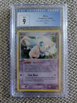 Pokemon Mew EX Legend Maker Holo Rare 10/92 2006 - CGC 9 - Image 1