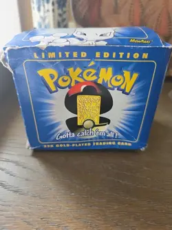 3 1999 Pokemon 23k Gold Plated Trading Card Poliwhirl with Box & Certificate - Image 4