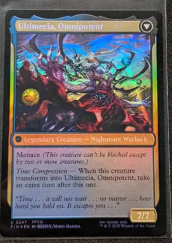 Magic the Gathering MTG Final Fantasy - FOIL Ultimecia, Time Sorceress #0247 - Image 2