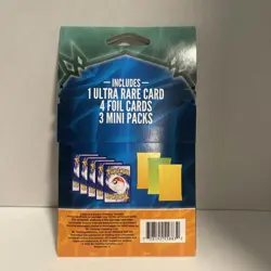 Pokemon 3 Mini Packs 1 Ultra Rare 4 Foil Cards Free Shipping Factory Sealed - Image 2