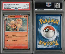 Pokemon SVP 011 - Black Star Promo Arcanine Cosmos Holo - PSA 10 - Image 3