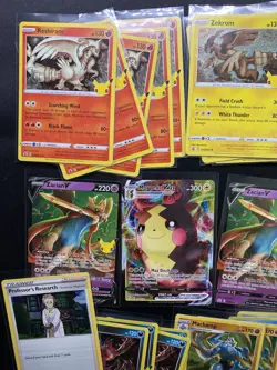 (47) Assorted Pokemon 25th Celebrations LOT OF 47 Morpeko VMax Full Art ZacianV - Image 2