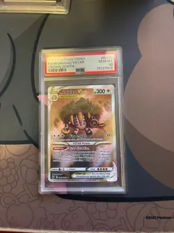 2023 Pokemon SWSH Full Art Regigigas VStar Crown Zenith #GG55 PSA 10 Gem Mint - Image 1