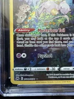 Pokemon Mew GG10/GG70 Crown Zenith: Galarian Gallery Holo CGC 10 - Image 5