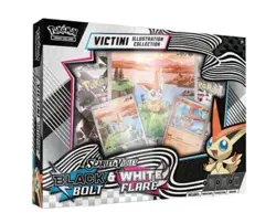 Pokemon - Black Bolt & White Flare Unova Victini Illustration Collection - Image 1