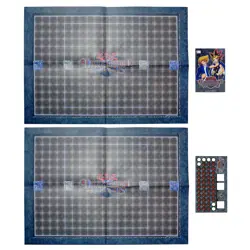 Mattel Yugioh Dungeon Dice Monsters Game Rule Book Play Mat Markers Vintage 1996 - Image 1
