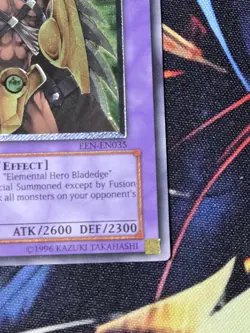 Yugioh 2005 1st Ed Elemental Hero Wildedge * EEN-EN035 Ultimate Rare* EURO PRINT - Image 5