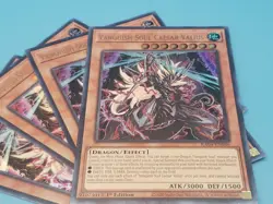 yugioh vanquish soul caesar valius ultra rare 4x ra04-en046 - Image 2
