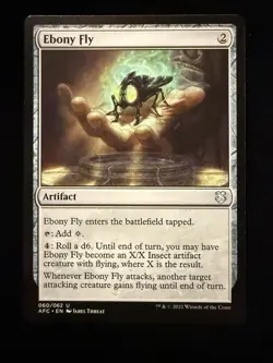 Ebony Fly - Adventures in the Forgotten Realms Commander - MTG - Image 1