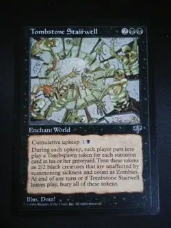 Magic Mtg Mirage Tombstone Stairwell Near Mint - Image 1