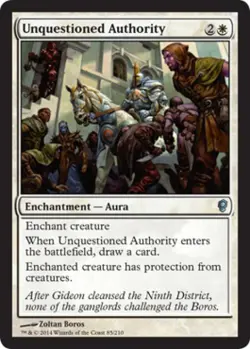Unquestioned Authority - Light Play MTG Conspiracy - Image 1