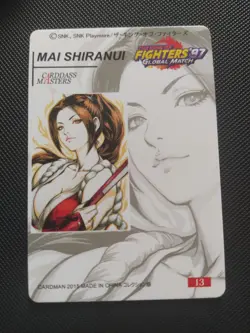 Anime Holo Waifu Card - Cardass Masters - Dead Or Alive - Mai Shiranui #13 - Image 2