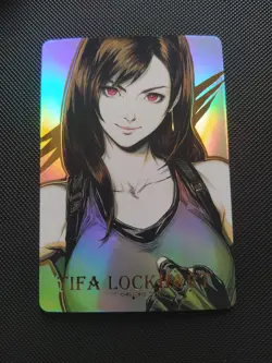 Anime Holo Waifu Card - Cardass Masters - Final Fantasy VII - Tifa Lockheart #12 - Image 1