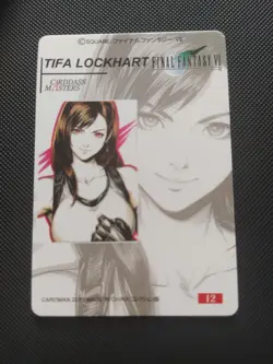 Anime Holo Waifu Card - Cardass Masters - Final Fantasy VII - Tifa Lockheart #12 - Image 2