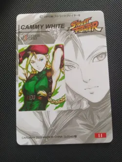 Anime Holo Waifu Card - Cardass Masters - Street Fighter - Cammy White #11 - Image 2
