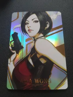 Anime Holo Waifu Card - Cardass Masters - Resident Evil - Ada Wong #9 - Image 1