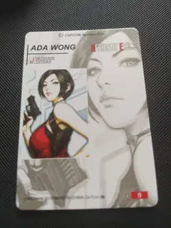 Anime Holo Waifu Card - Cardass Masters - Resident Evil - Ada Wong #9 - Image 2