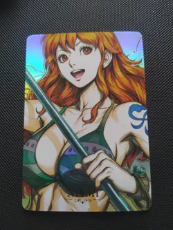 Anime Holo Waifu Card - Cardass Masters - One Piece - Nami #5 - Image 1