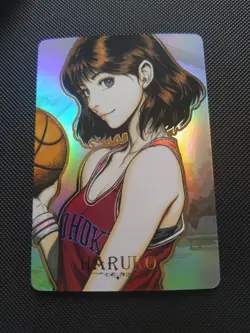 Anime Holo Waifu Card - Cardass Masters - Slam Dunk - Haruko #3 - Image 1
