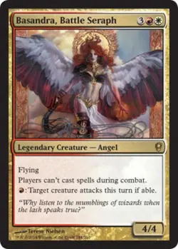 Basandra, Battle Seraph - Light Play MTG Conspiracy - Image 1