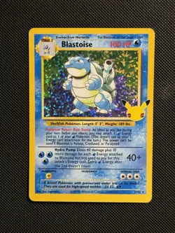 Blastoise - 2/102 - Pokemon Celebrations Classic Collection Holo Rare Card NM - Image 1
