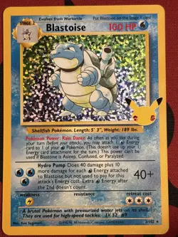 Blastoise - 2/102 - Pokemon Celebrations Classic Collection Holo Rare Card NM - Image 1