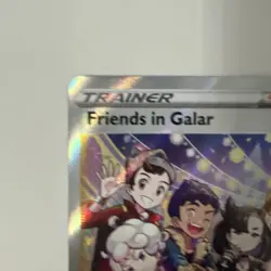 Pokemon TCG Friends in Galar TG23/TG30 Silver Tempest Full Art Trainer Holo Card - Image 5