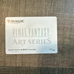 Together Forever Art Card (Gold-Stamped Signature) - Art Series: FINAL FANTASY - Image 2