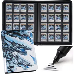 Premium Album Holds 1024 Trading Cards - 16 Pocket Ringless Folder Compatible... - Image 1